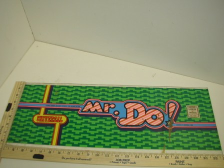 Mr Do Marquee (1) (Scratches , Tape On Front)